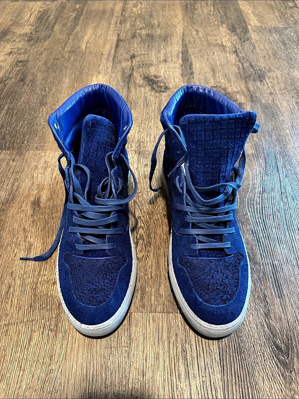 Balenciaga sponge High-Top Sneakers in Blue EU 41 Like New